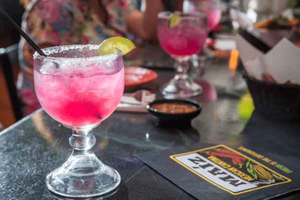 Margarita at the Maiz bar.